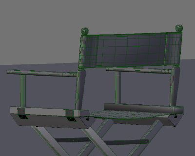 3d model director chair - director chair.blend by gagool